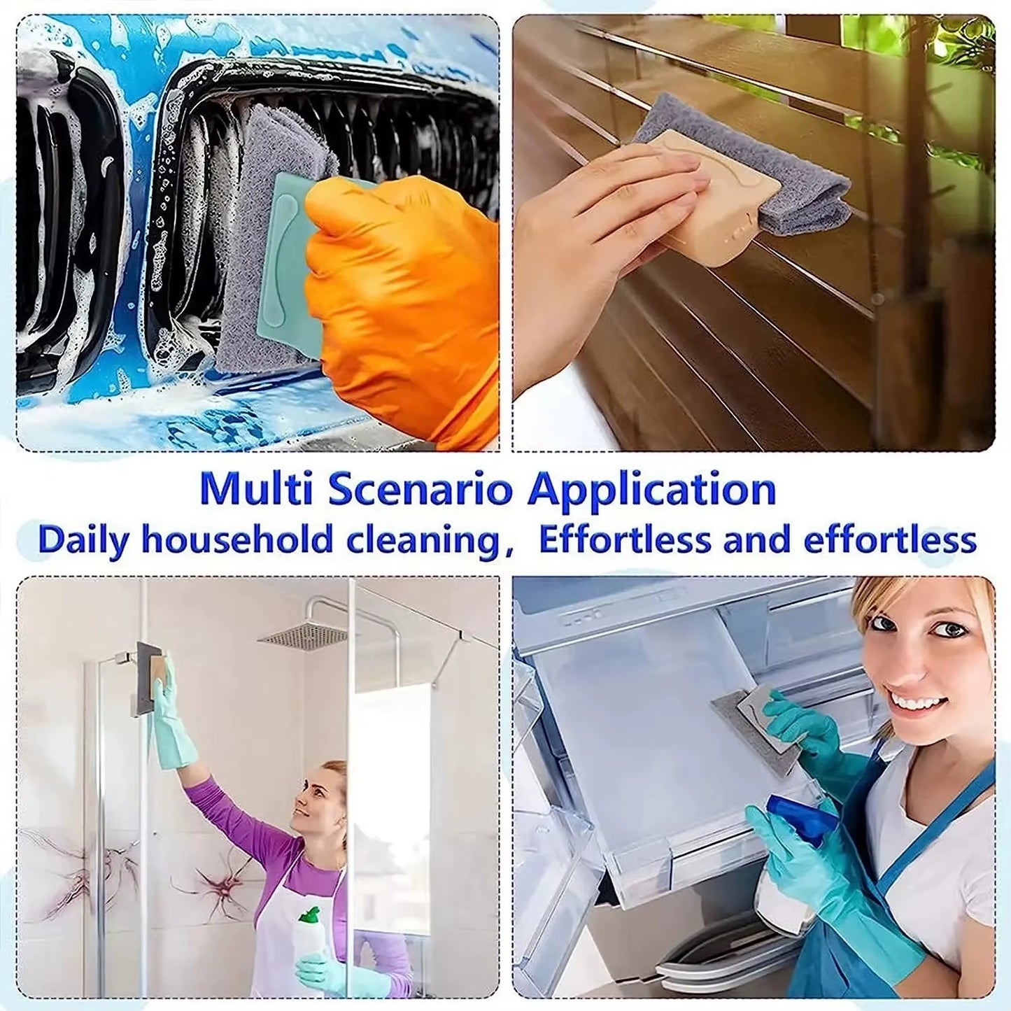 Window Track Cleaner Window Groove Cleaning Brush Tools Set for Door Groove Sliding Door Track Crevice Household Clean Tool